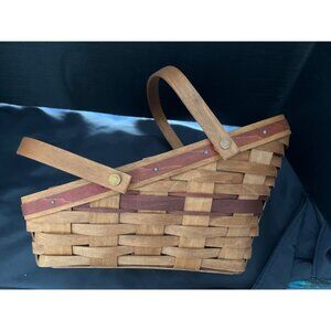 Longaberger 1991Christmas Yuletide Traditions Bread Vegetable Basket